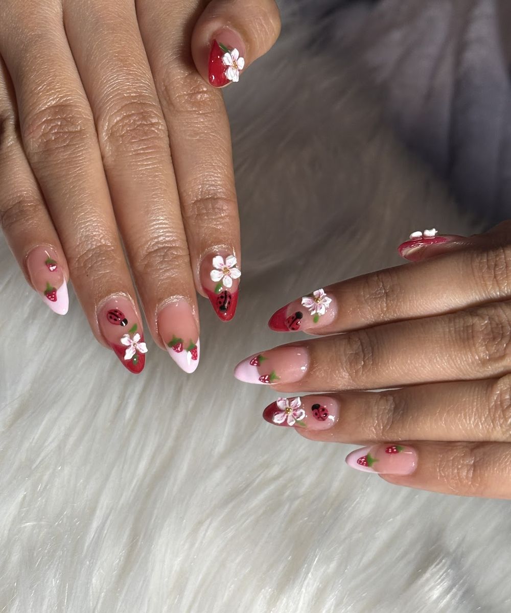 A beautifully finished manicure at Pure Era Nails & Spa in Belleville